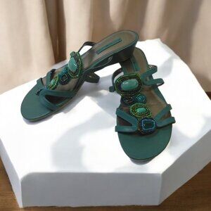 6337/561 Bandolino Beaded Sandles - Size 7 Med